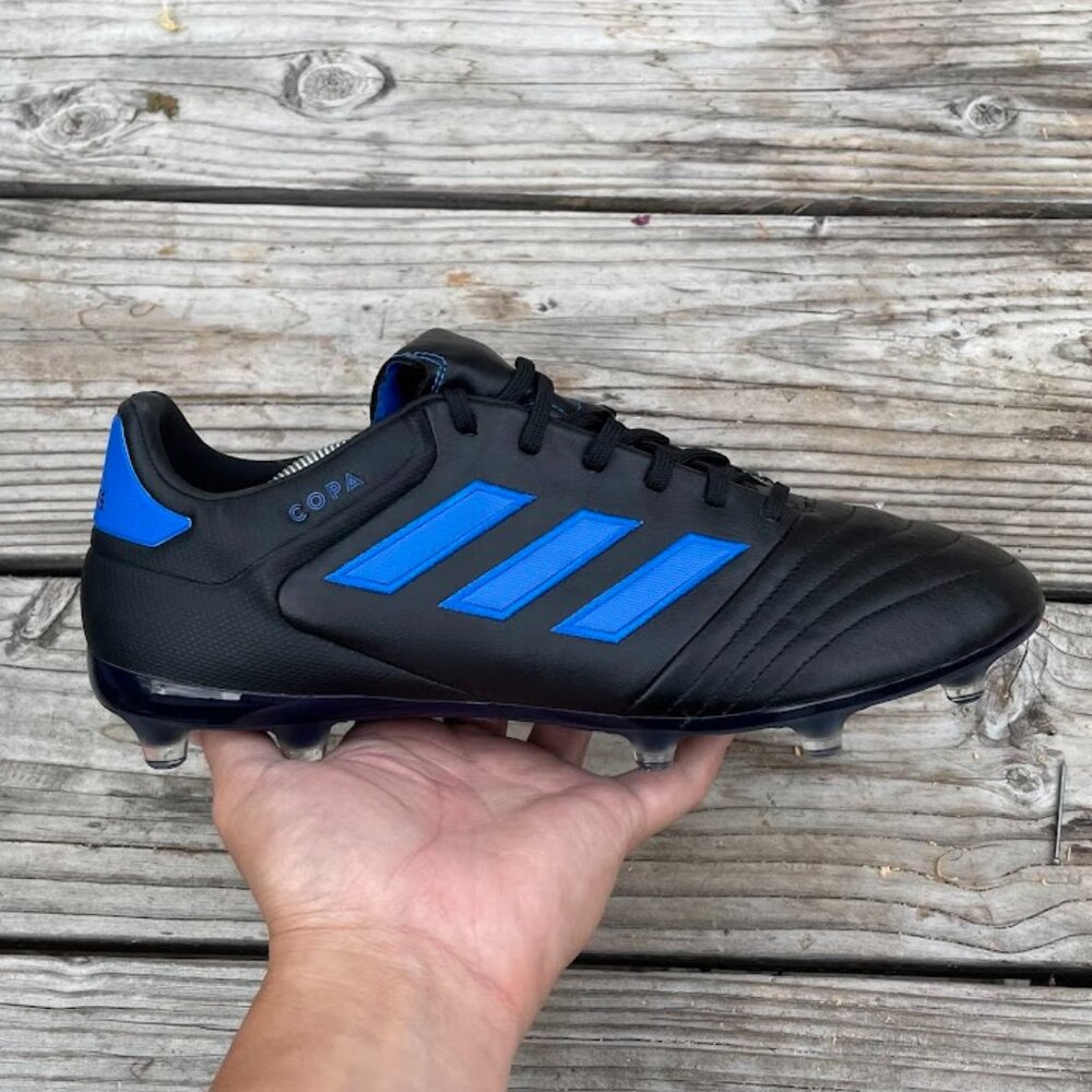 New Men adidas Copa Gloro 17.2 FG Firm Ground Black Blue Soccer Cleats